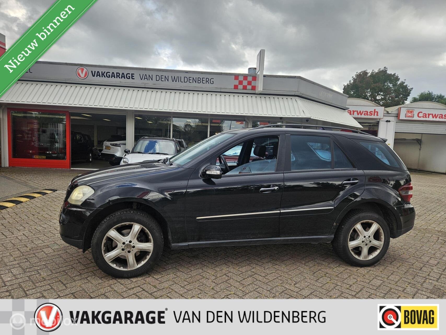 Mercedes M-klasse 350, Auto's, Automaat, Gebruikt, Zwart, Vierwielaandrijving