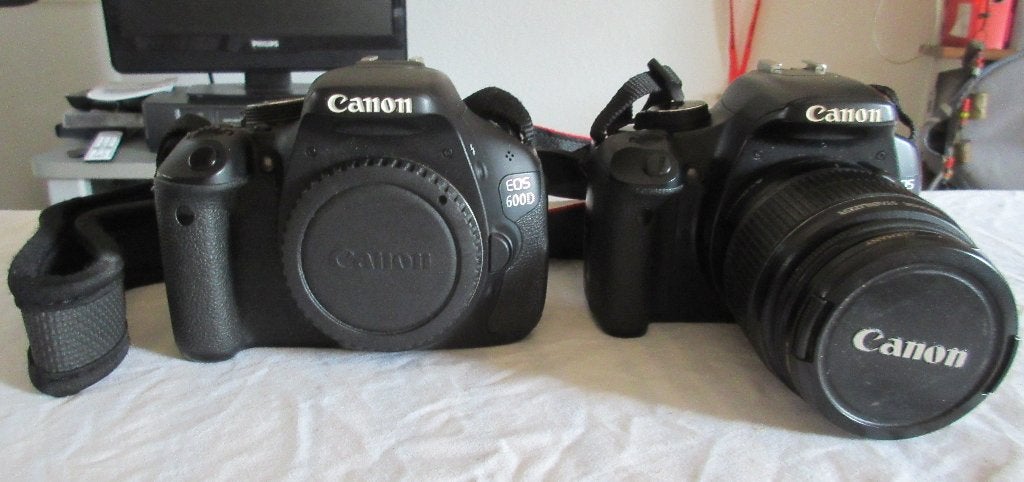 Canon Eos 450D en Canon Eos 600D met veel extra's, Audio, Tv en Foto, Fotocamera's Digitaal, Ophalen, Gebruikt, Spiegelreflex