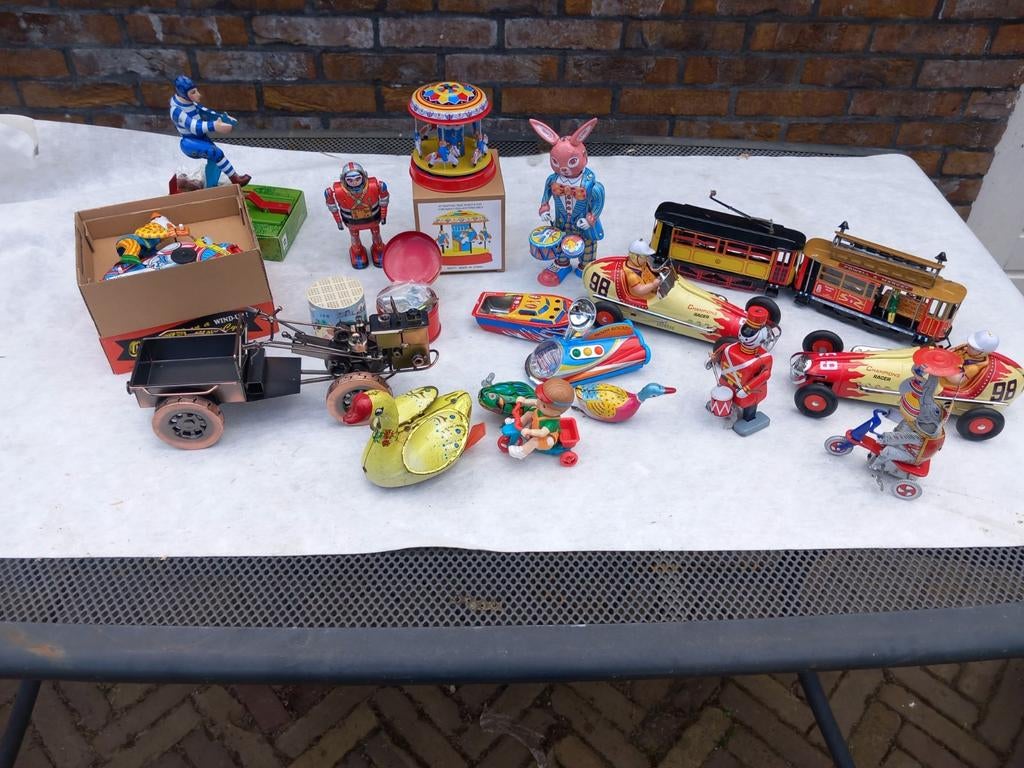 Vintage blikken speelgoed collectie, Ophalen of Verzenden, Gebruikt, Jongen of Meisje
