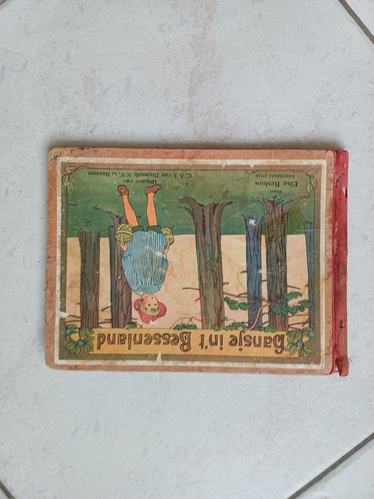 Bansje in 't Bessenland - Elsa Beskow (Vintage), Gelezen, Jongen of Meisje, Ophalen of Verzenden, Voorleesboek