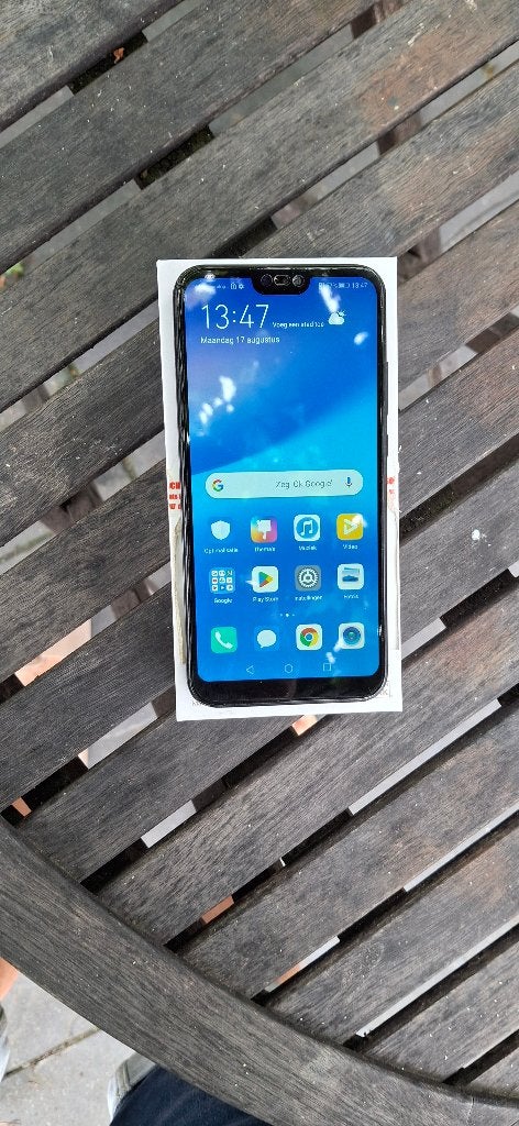 Huawei P20 Lite, 64GB, Telecommunicatie, Mobiele telefoons | Huawei, Ophalen, Gebruikt, Zwart, Touchscreen