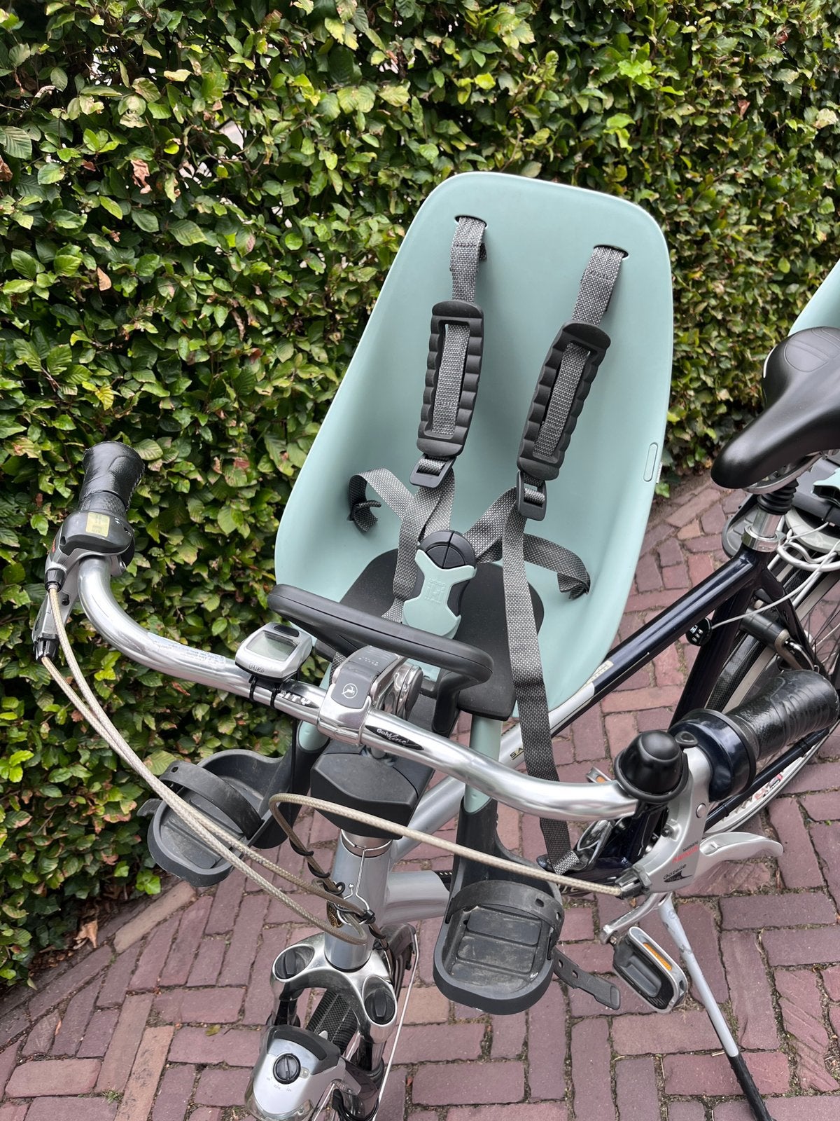 Urban Iki voorzitje mintgroen/grijs + extra adapter, Ophalen, Zo goed als nieuw