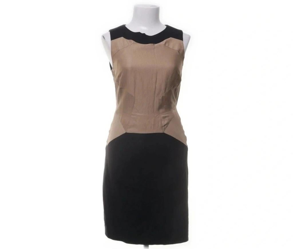Ted Baker Mouwloze Nette Jurk Maat 38, Kleding | Dames, Maat 38/40 (M), Verzenden, Beige, Zo goed als nieuw