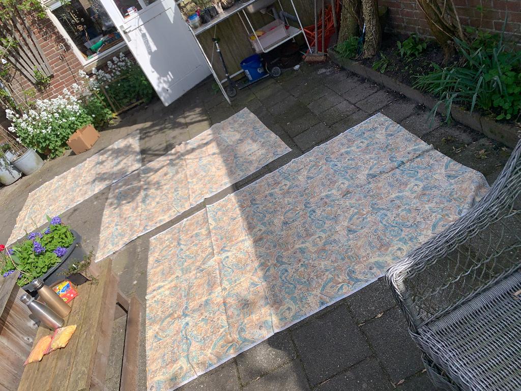 3 lappen Meubelstof stoel, bank, caravan, camper, boot, auto, Overige materialen, Overige kleuren, 120 cm of meer, Nieuw