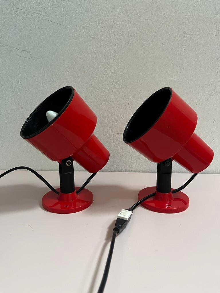 2x Ikea Kunststof wandlamp "Kanalj" jaren 70. 20*14*10, Ophalen of Verzenden, Zo goed als nieuw, Kunststof