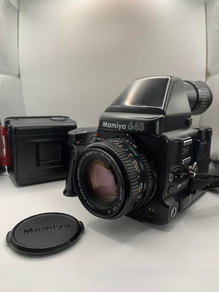Mamiya Pro TL with extras!, Ophalen of Verzenden, Gebruikt, Spiegelreflex, Overige Merken