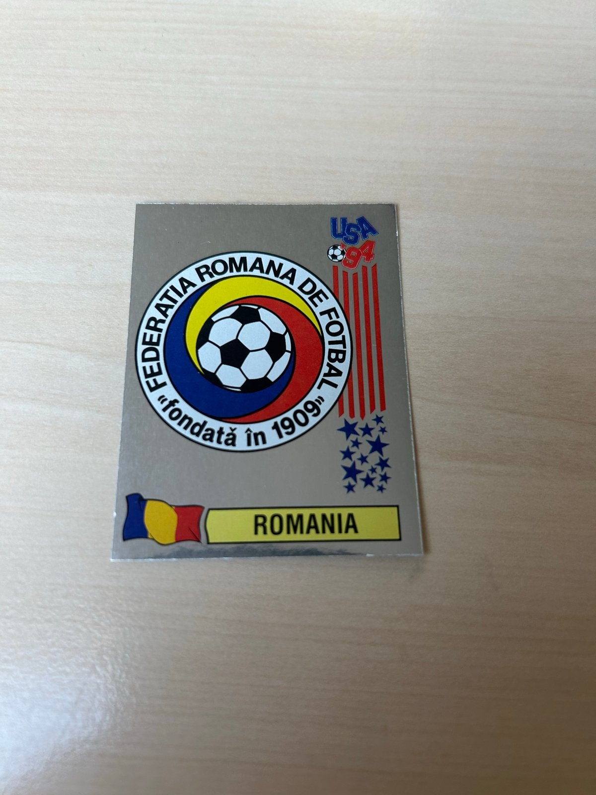 Panini USA 94 Sticker Roemenië - Voetbal WK Sticker, Ophalen of Verzenden, Zo goed als nieuw, Sport