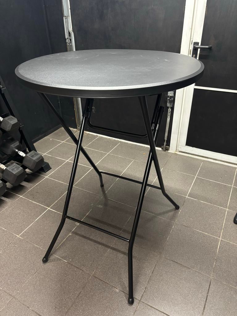 2 zwarte statafels TE HUUR - 80 x 110 cm, Ophalen, Nieuw