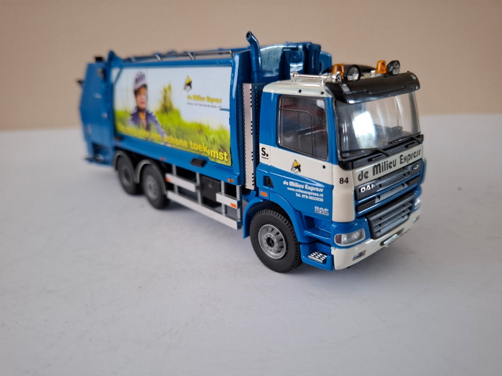 Daf cf vuilnisauto van milieu expres Dedemsvaart van Tekno., Ophalen of Verzenden, Nieuw, Bus of Vrachtwagen, Tekno