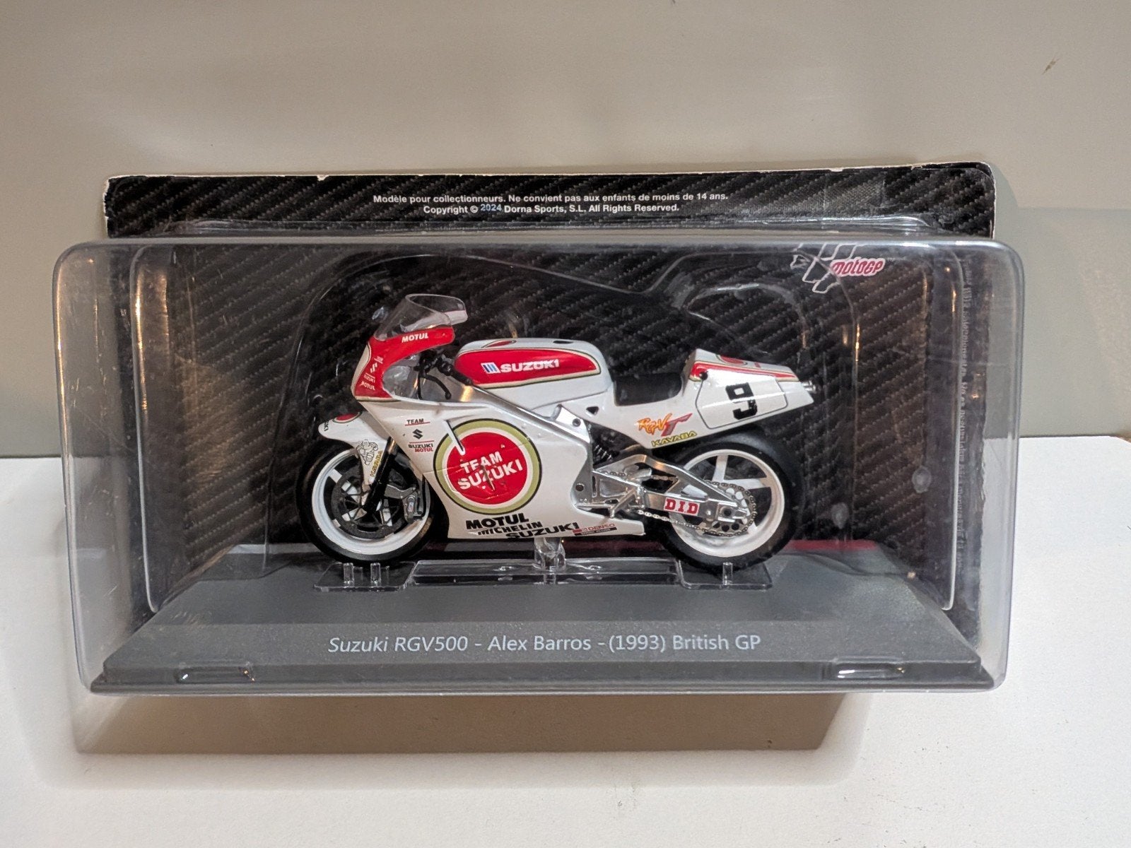 Suzuki RGV500 - Alex Barros - Lucky Strike Suzuki - GP500, Ophalen of Verzenden, Nieuw, Motor, Overige merken