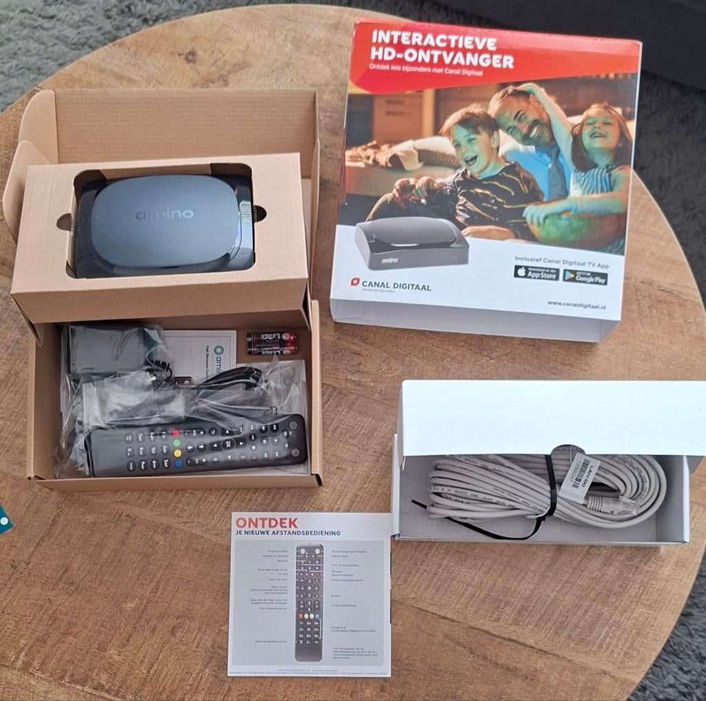 Nieuwe Canal Digitaal Interactieve HD-Ontvanger Amino, Ophalen of Verzenden, Nieuw, Decoder