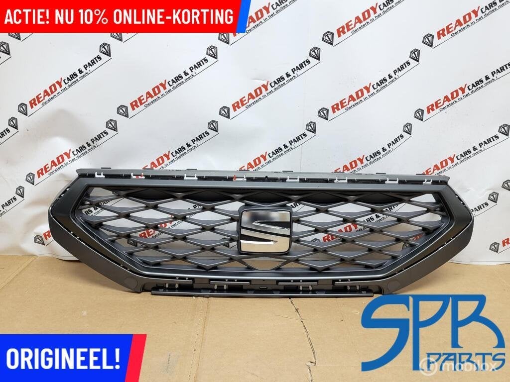 Grille Seat Tarraco FR GRILL GRIJS ANTRECIET 5FJ853654D LOGO, Nieuw, Ophalen of Verzenden, Seat, Seat