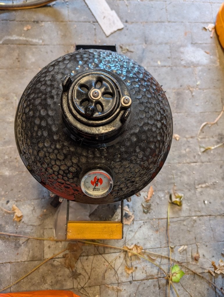 bbq - mini kamado, Ophalen, Gebruikt, Onbekend