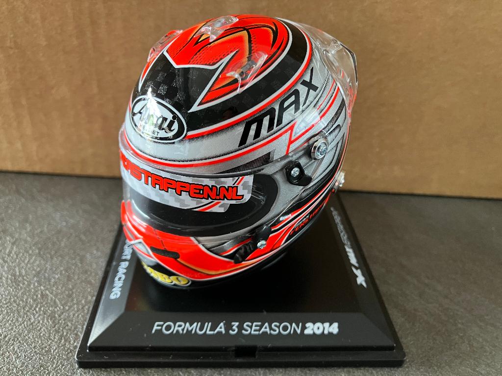 ✅ Max Verstappen 1:4 helm 2014 F3 Season Formula 3, Ophalen of Verzenden, Nieuw, Formule 1