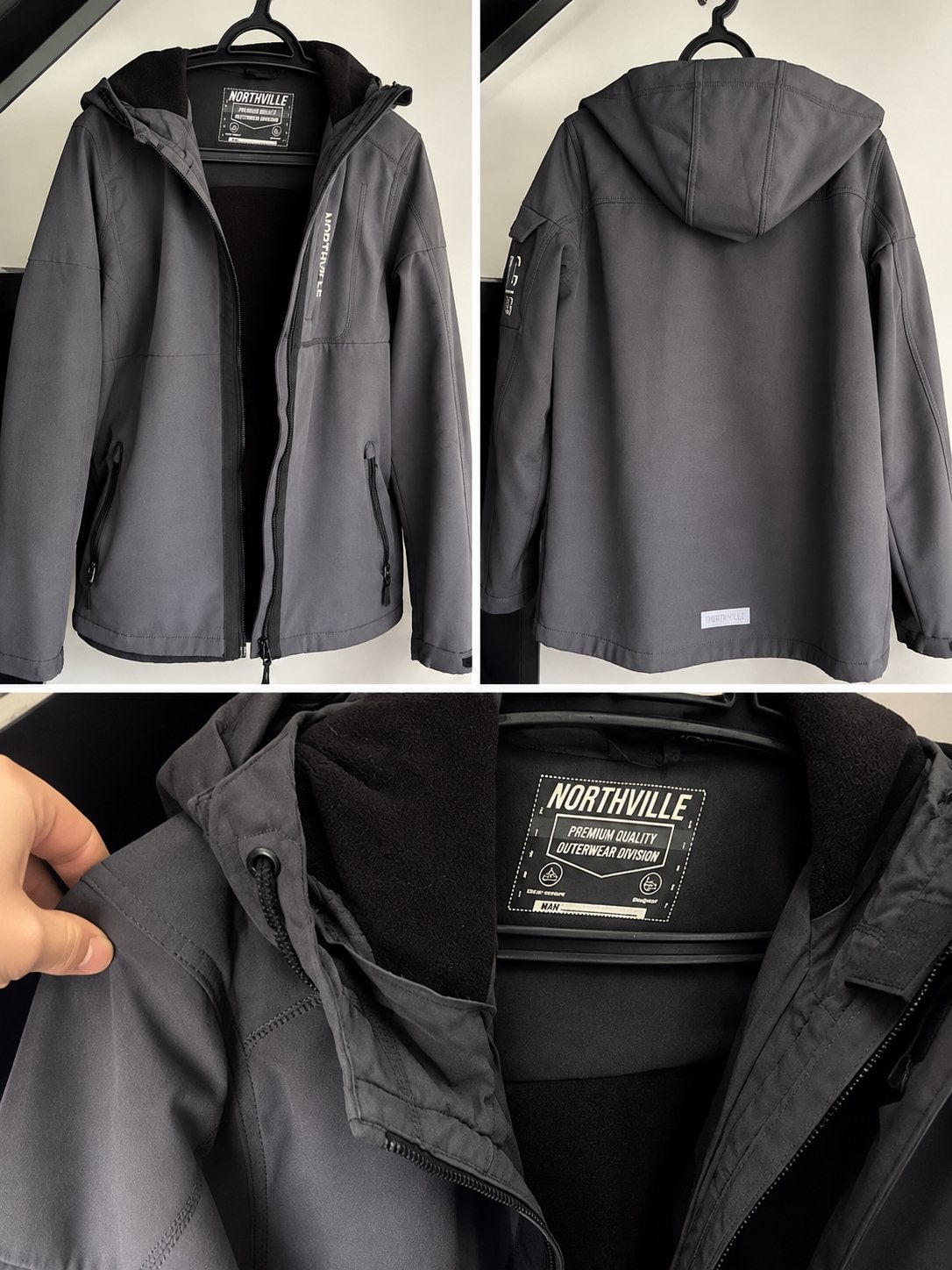 Northville Softshell Jas, Ophalen of Verzenden, Zo goed als nieuw, Maat 52/54 (L), Grijs