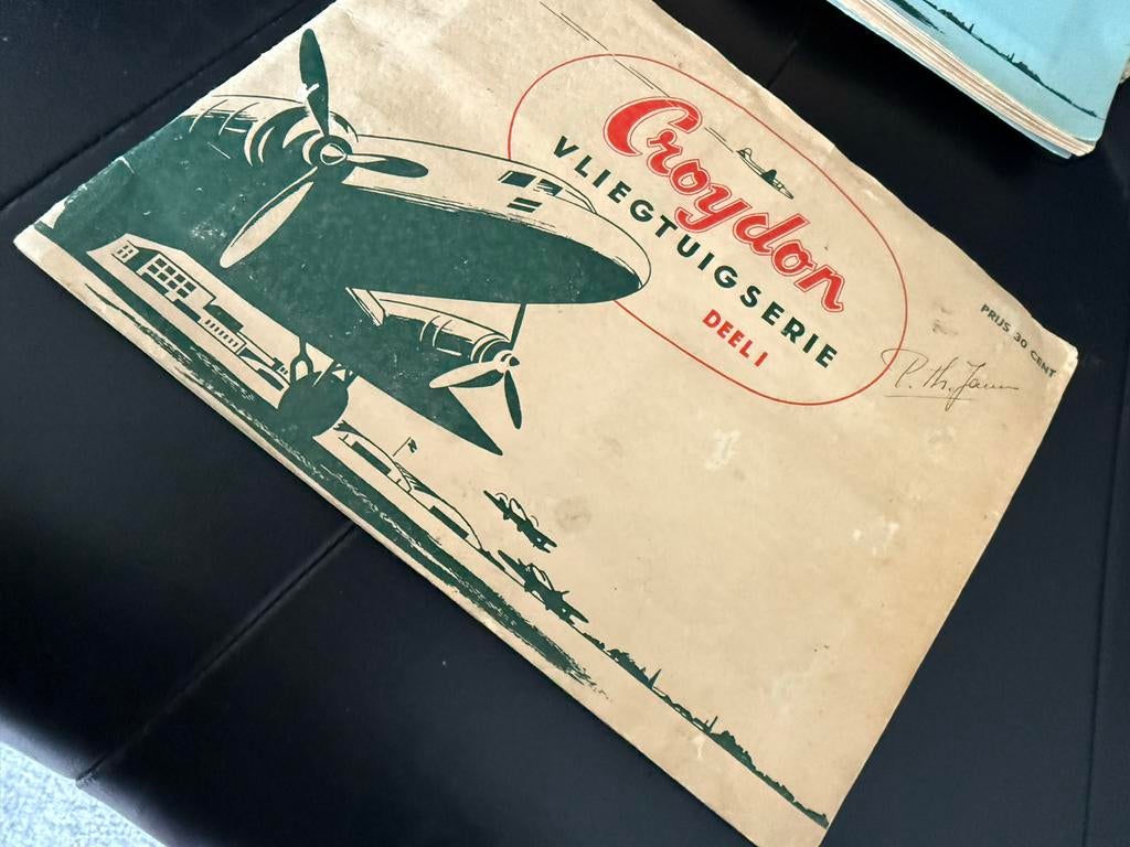 Croydon Vliegtuigserie Deel I & ll& lII - Vintage Boekjes, Ophalen of Verzenden, Zo goed als nieuw