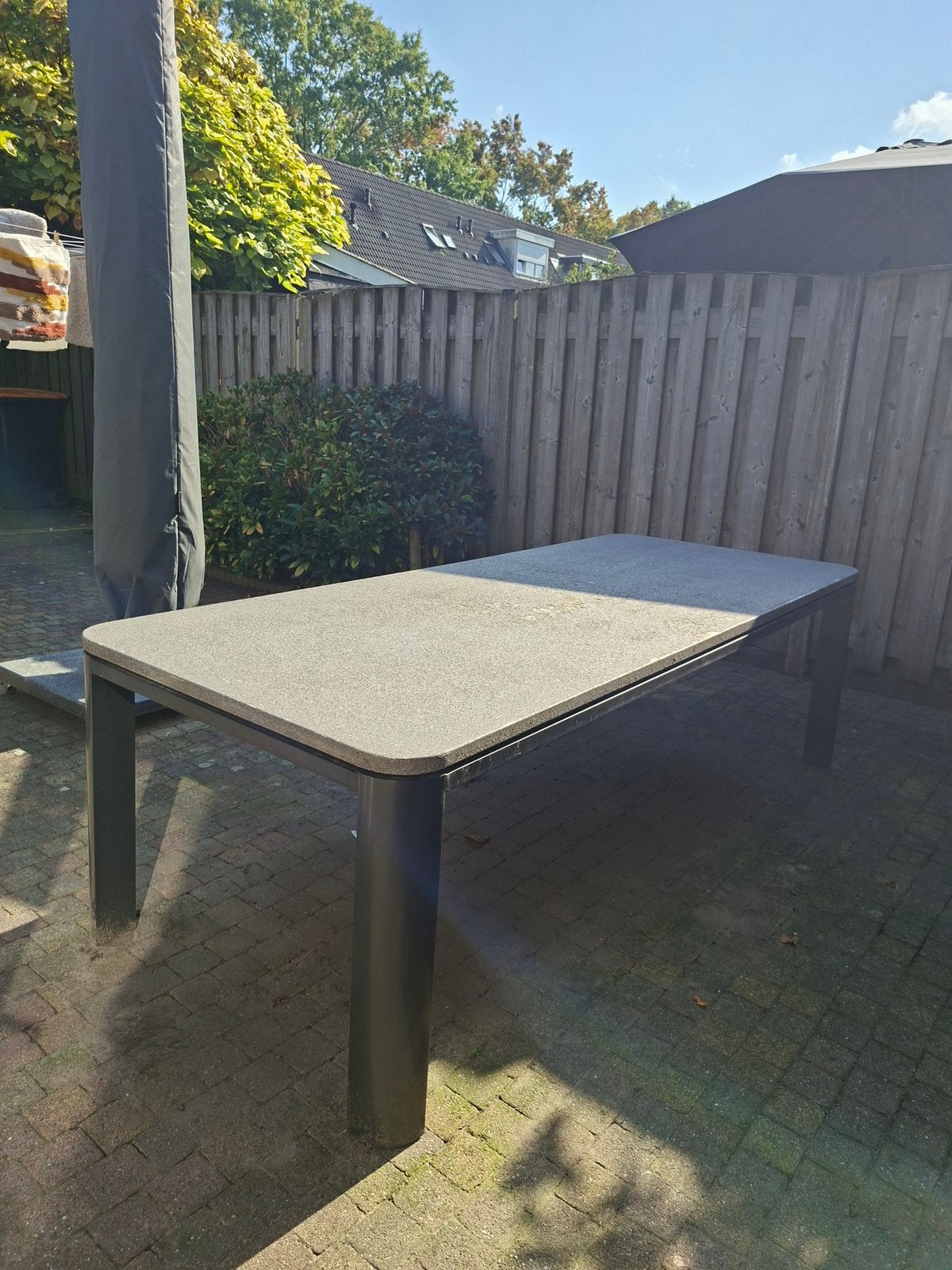 Grote tuintafel, Ophalen, Gebruikt, Rechthoekig