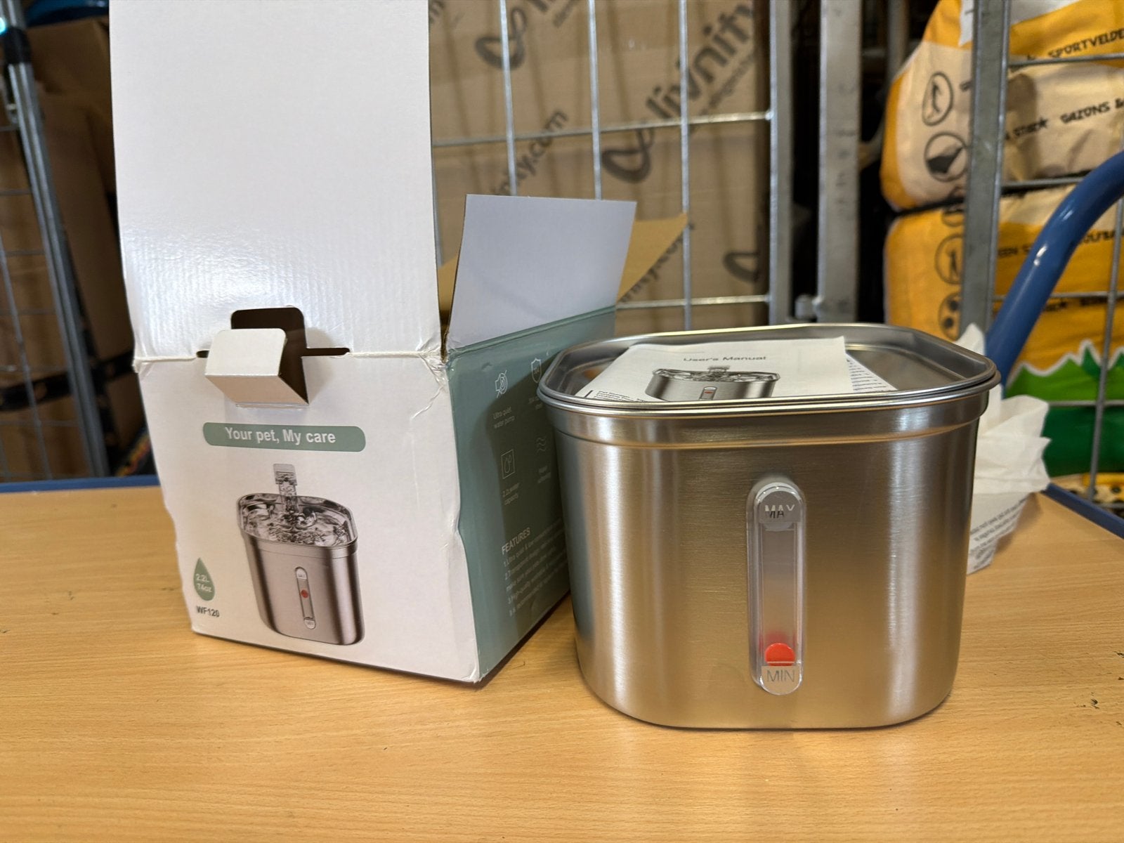 Drinkfontein voor Huisdieren 2,2L (WF120), Nieuw, Ophalen of Verzenden, Nvt, Nvt