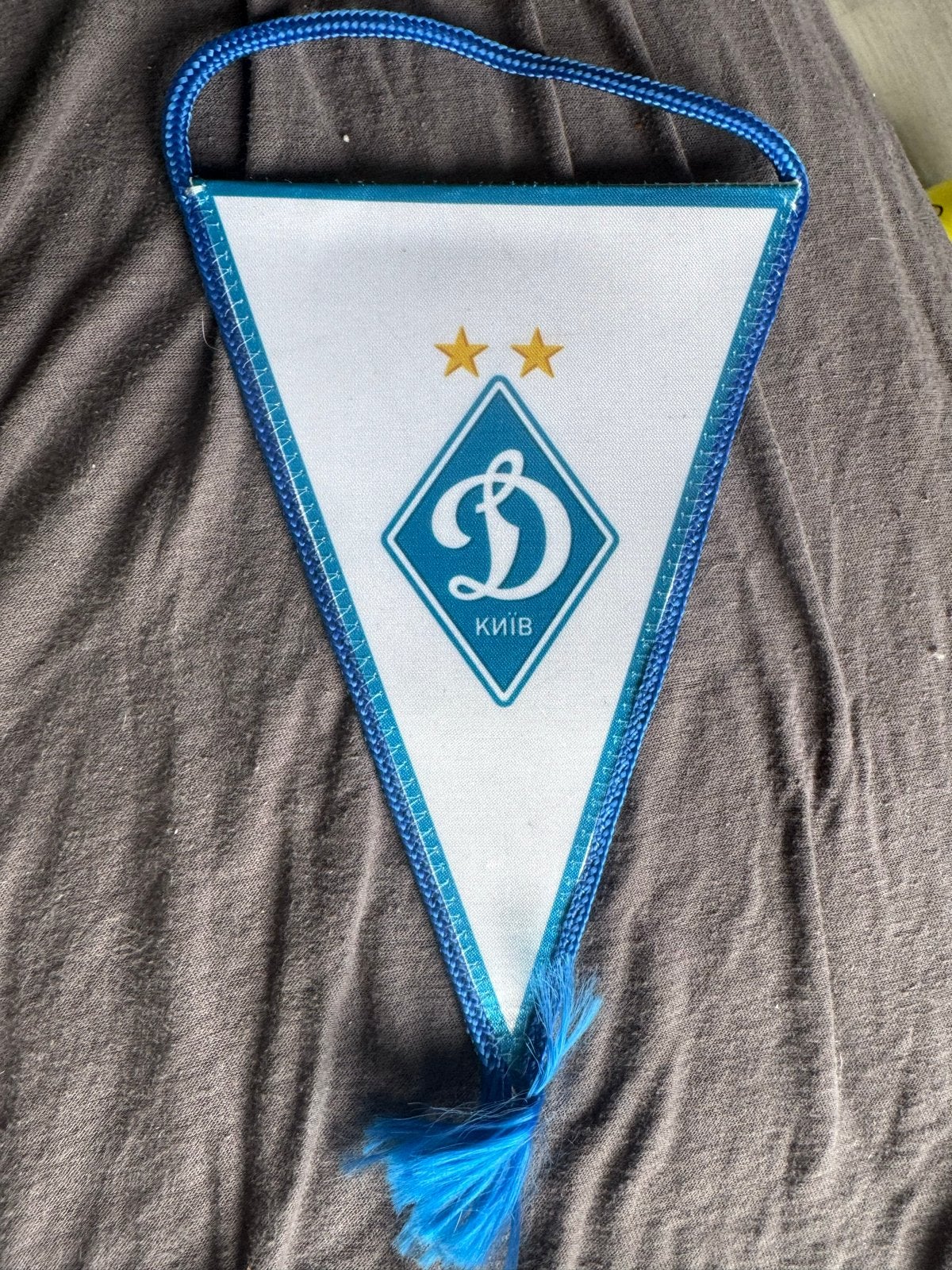 Vaantje Dynamo Kiev - Voetbalclub Oekraïne, Ophalen of Verzenden, Gebruikt, Buitenlandse clubs, Vaantje of Sjaal