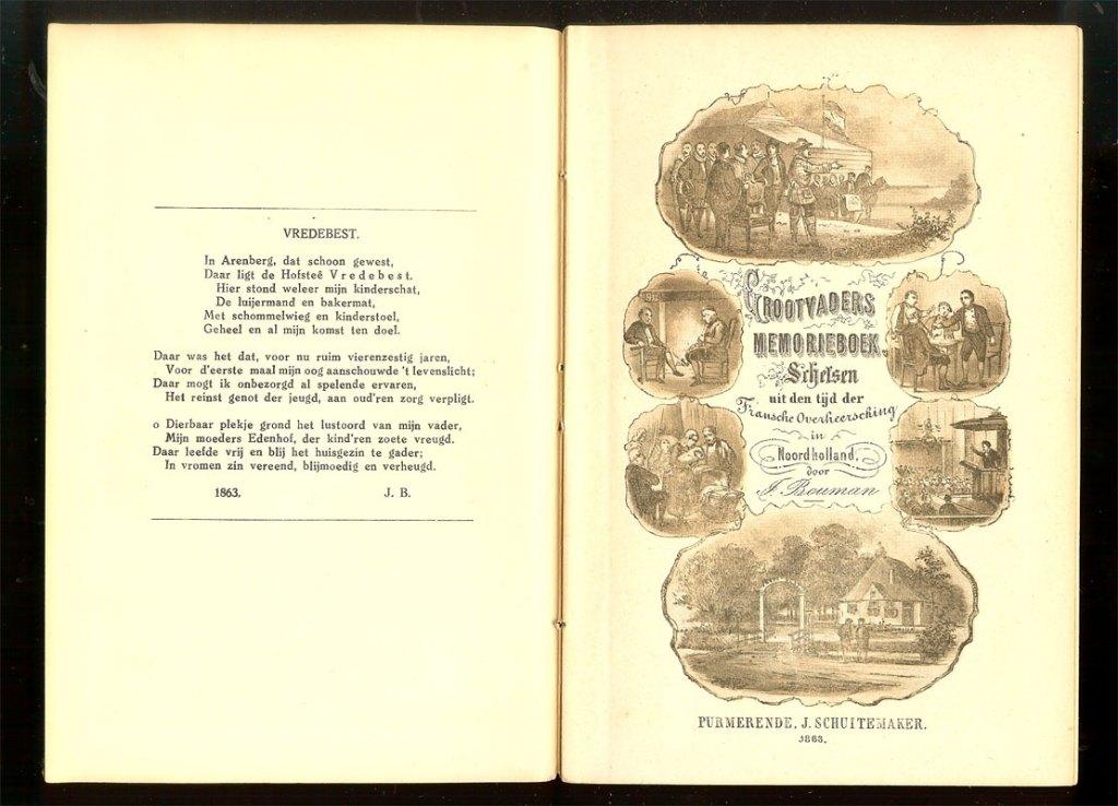 GROOTVADERS MEMORIEBOEK Jacob Bouman / Opnieuw, Ophalen of Verzenden, Gelezen