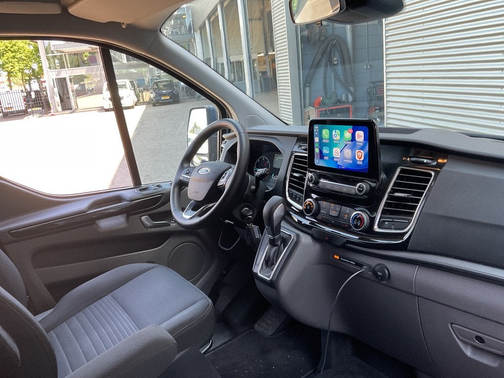 Ford Transit Custom 2.0 TDCI 170 pk Aut. L2 DC Dubbel Cabine, Euro 6, 4 cilinders, Blauw, Diesel
