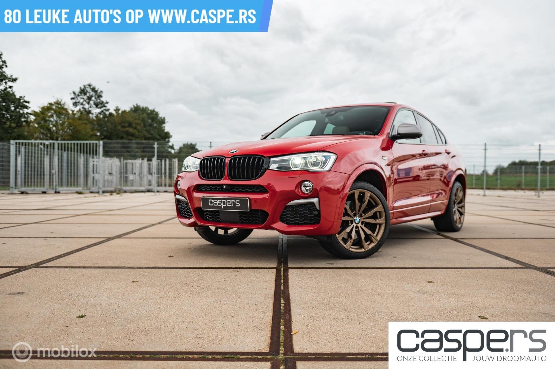 BMW X4 M40i | Melbourne Red | Surround View | Adap. LED, Auto's, Automaat, Gebruikt, Euro 6, 2000 kg