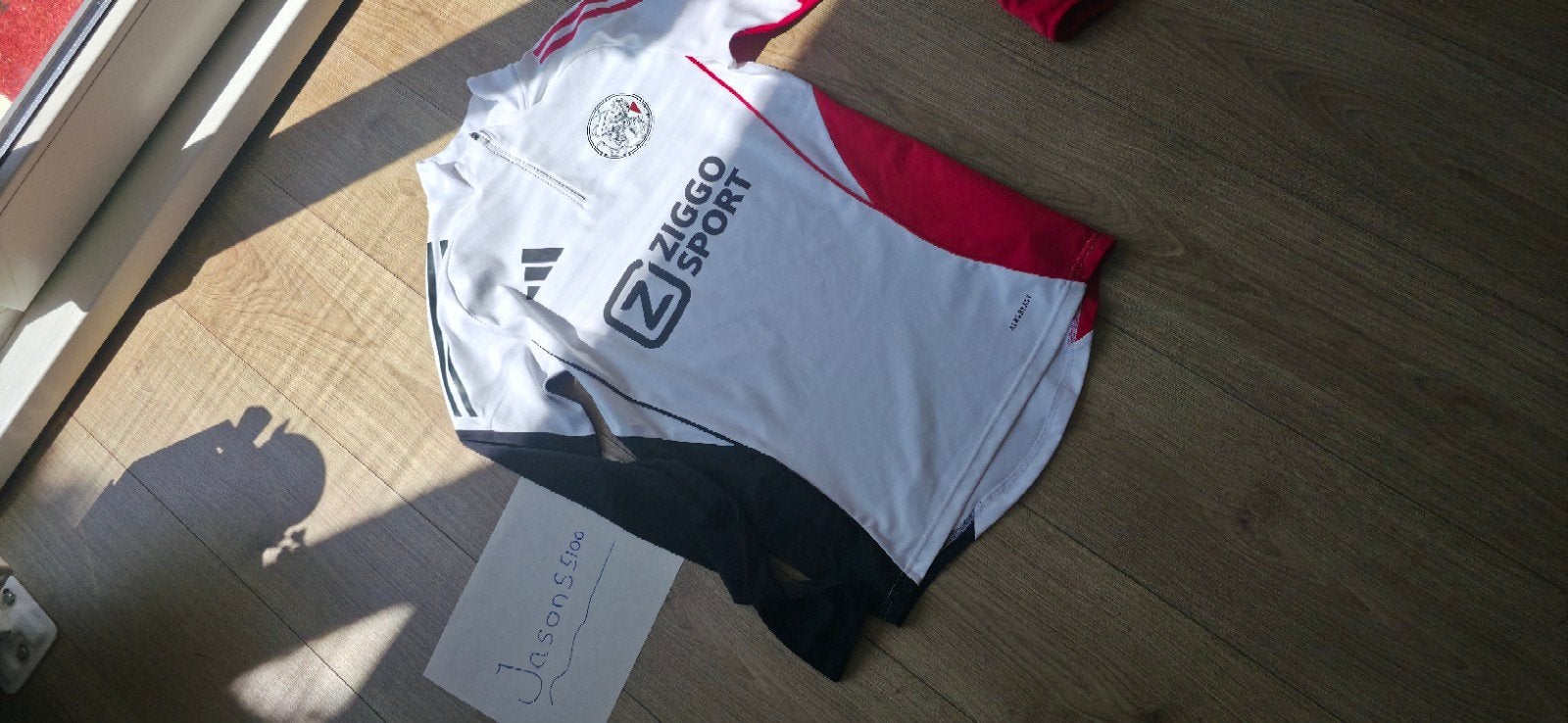 Ajax training trui ZiggoSport Staff S, Sport en Fitness, Voetbal, Maat S, Ophalen of Verzenden, Nieuw, Shirt