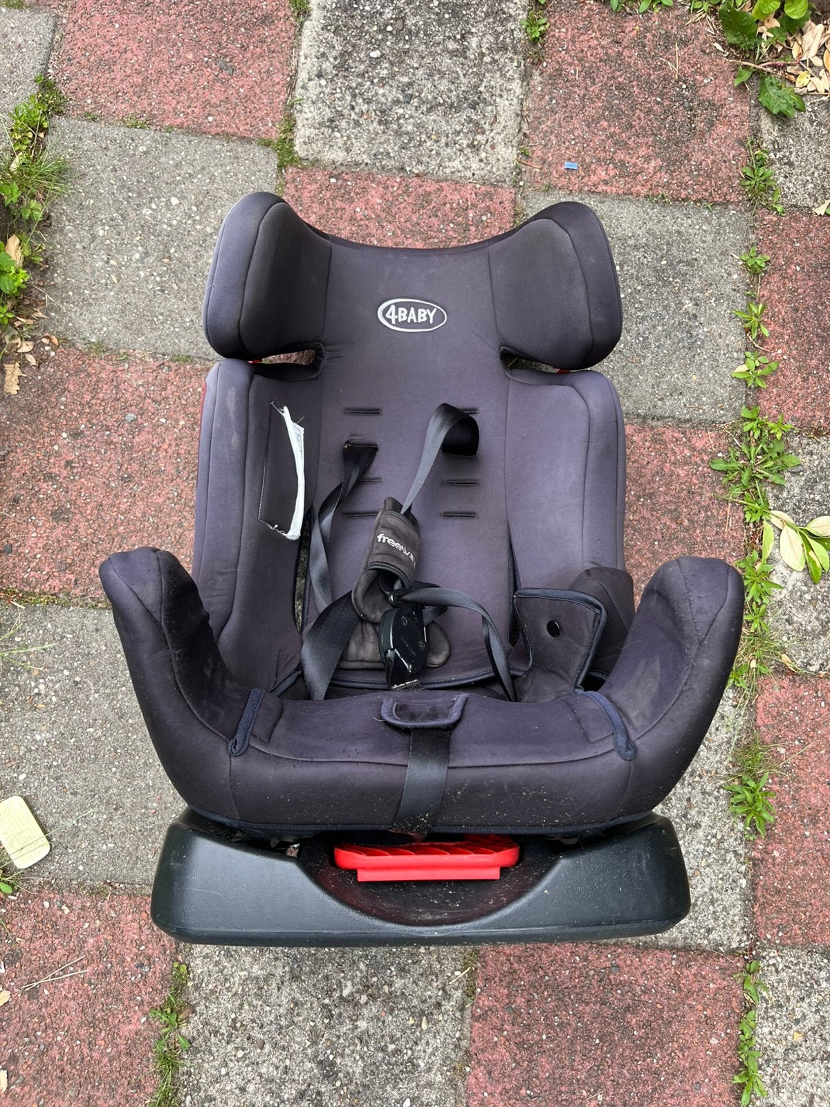 4Baby autostoeltje / kinderzitje – gebruikt maar netjes, Zijbescherming, Ophalen, Overige merken, Gebruikt