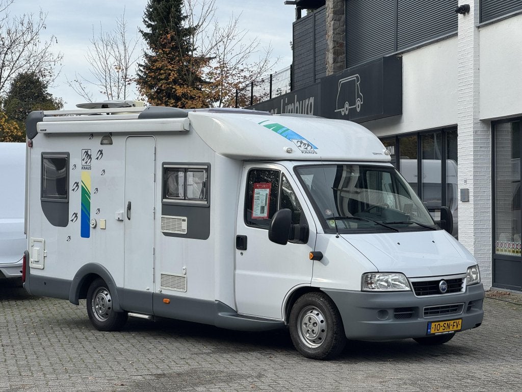 Knaus Sun Traveller 600 TI, Caravans en Kamperen, Campers, Koelkast, Ringverwarming, Fiat, Achteruitrijcamera