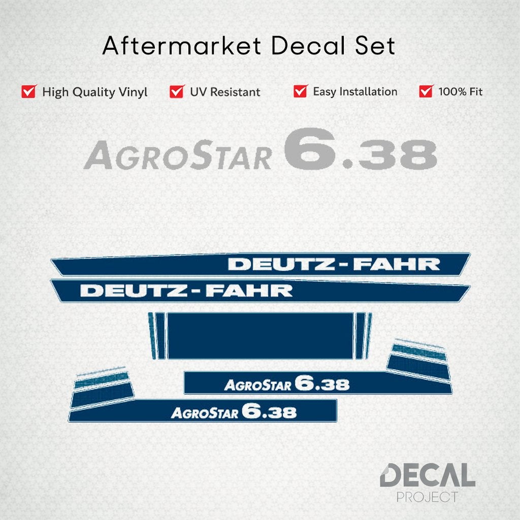Vervangende Stickers Deutz AgroStar 6-serie, Verzenden