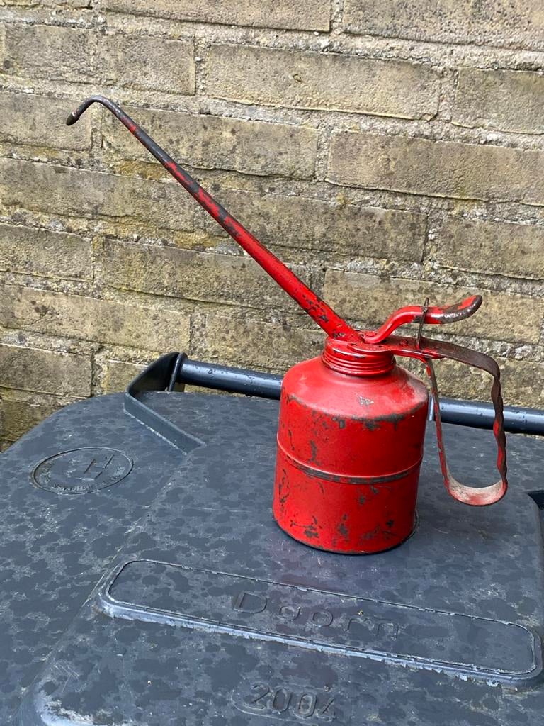 Vintage KABO Oliekan - Rood, Made in Denmark, Ophalen