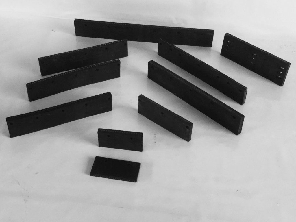 rubber slijtblok maaiers vijzels ploeg rubberblok, Ophalen of Verzenden, Nieuw, 50 cm of meer, Nido