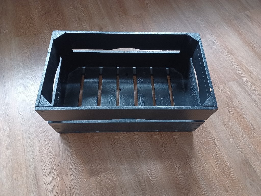 Opbergkist retro hout, Huis en Inrichting, Ophalen, Gebruikt, 50 tot 100 cm, Minder dan 50 cm