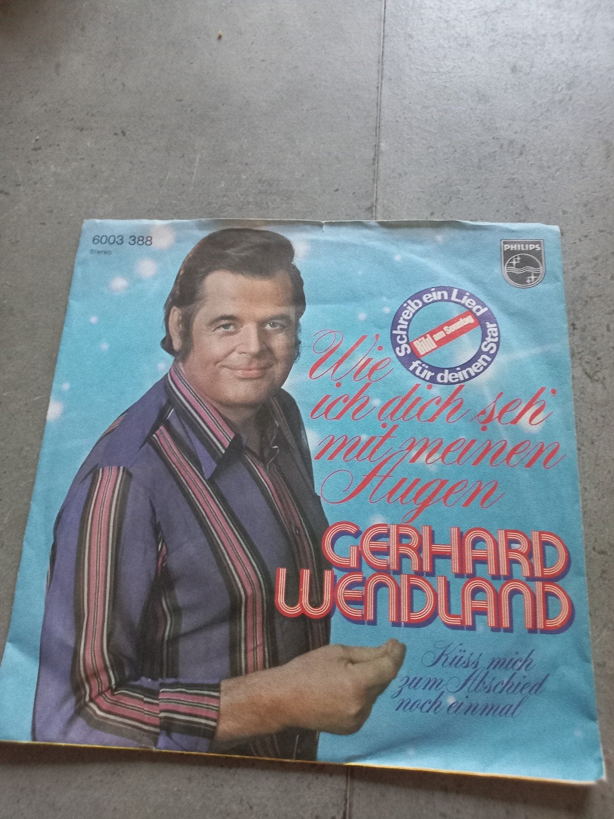 Gerhard Wendland - Wie ich dich seh' mit meinen Augen Single, Ophalen of Verzenden, Gebruikt