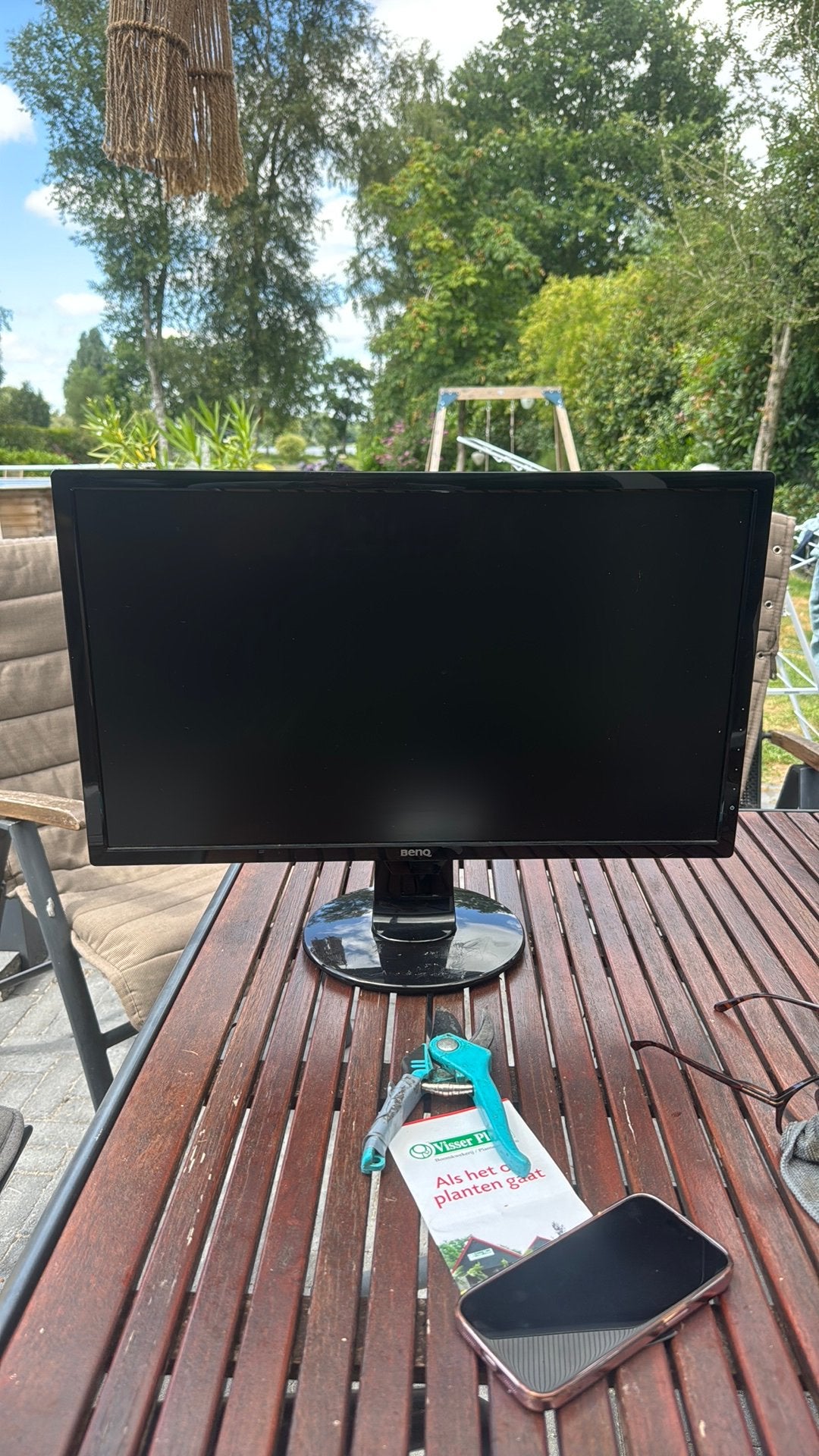 Benq monitor, Computers en Software, Monitoren, Ophalen, Zo goed als nieuw, Full HD, 60 Hz of minder