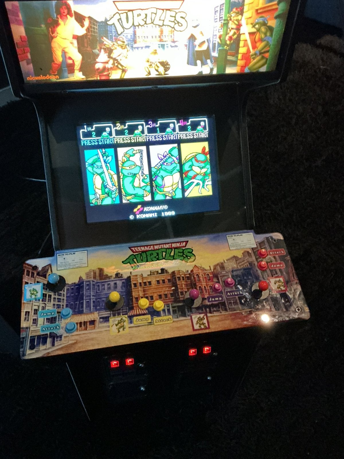 Quarder arcade Teenage Mutant Ninja Turtles Arcadekast, Ophalen, Overige merken, Nieuw
