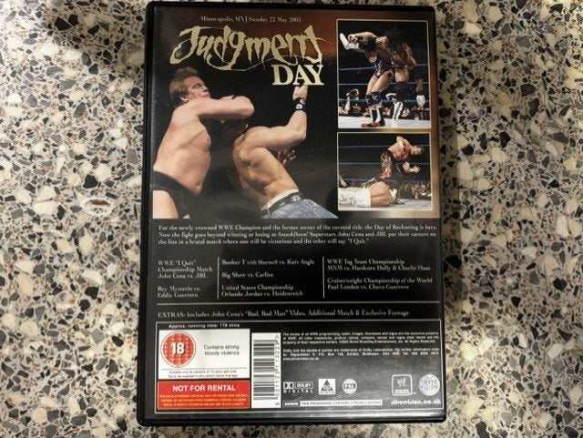 WWE Judgment Day 2005, Ophalen of Verzenden, Engels