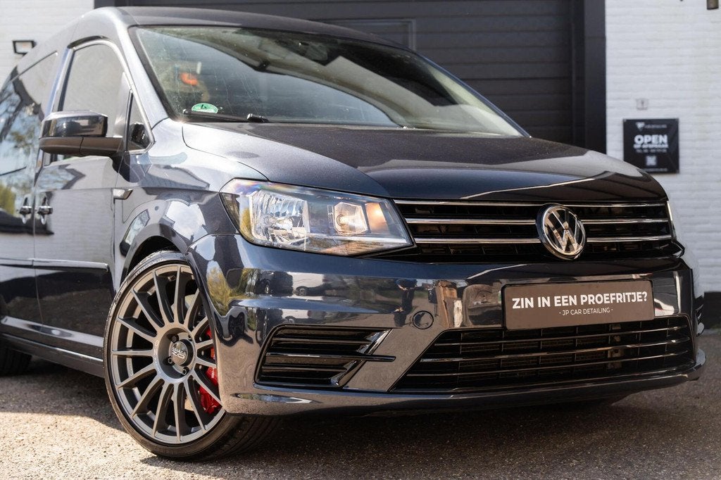 Volkswagen Caddy 1.2 TSI Highline Schroefset OZ Porsche, Gebruikt, 4 cilinders, Leder en Stof, Bedrijf
