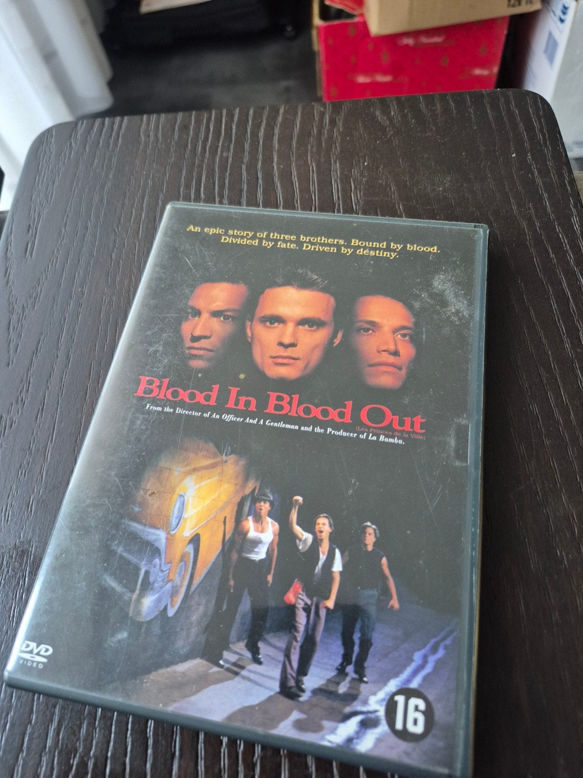 Blood In Blood Out DVD - Actiethriller, Vanaf 16 jaar, Ophalen of Verzenden, Inclusief doosje, Gebruikt