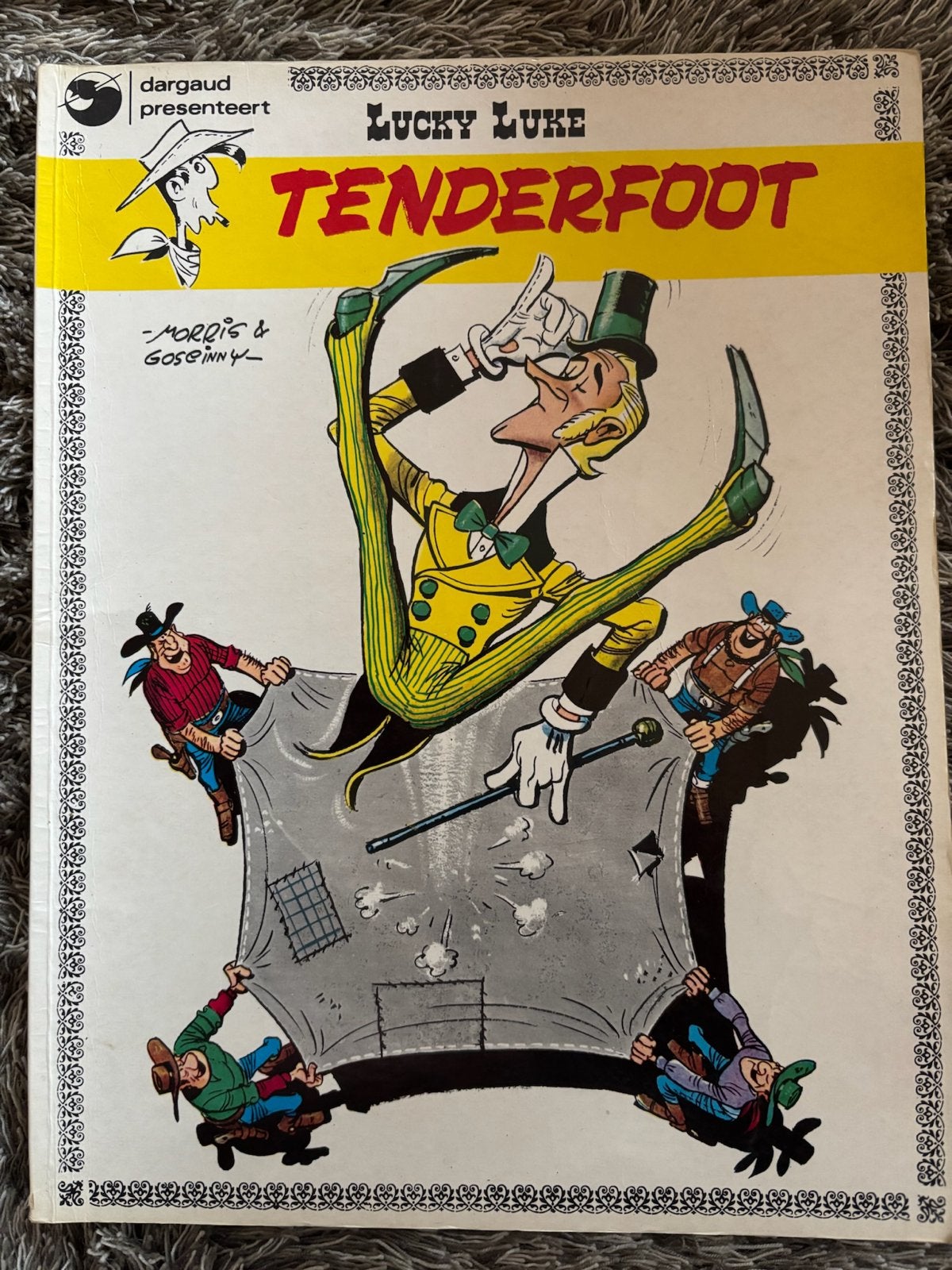 Lucky Luke - Tenderfoot (1978) - Klassiek stripboek, Boeken, Eén stripboek, Ophalen of Verzenden, Gelezen