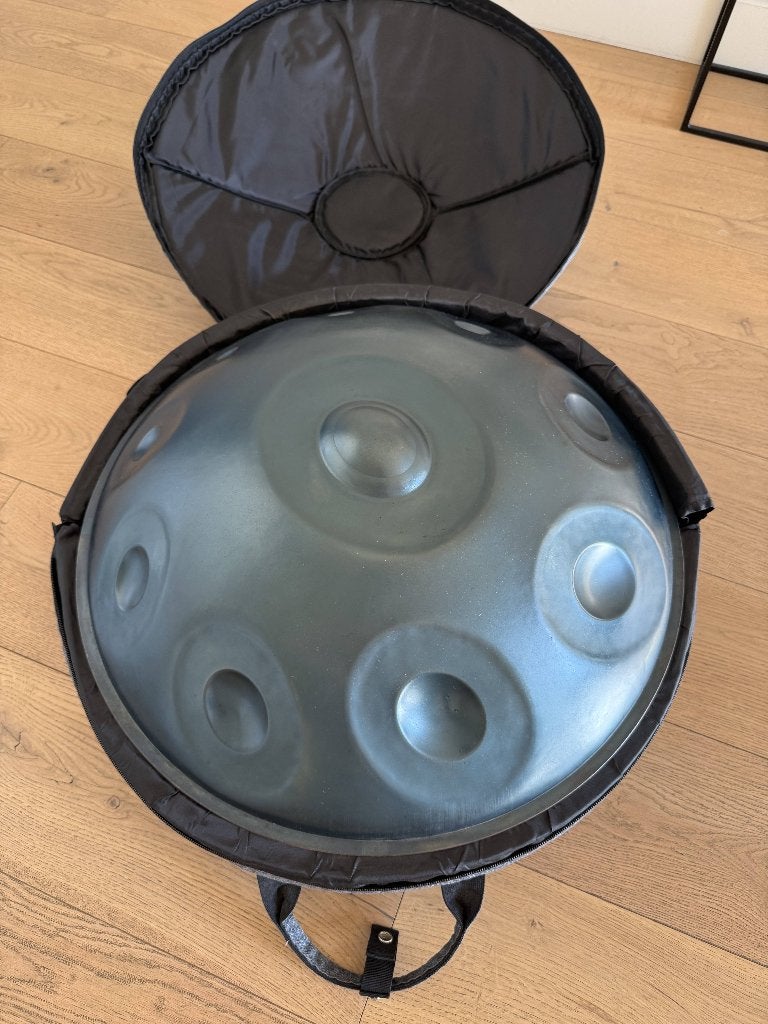 Handpan D Kurd 9 - Gio's Instruments with case, Ophalen, Zo goed als nieuw, Melodische percussie
