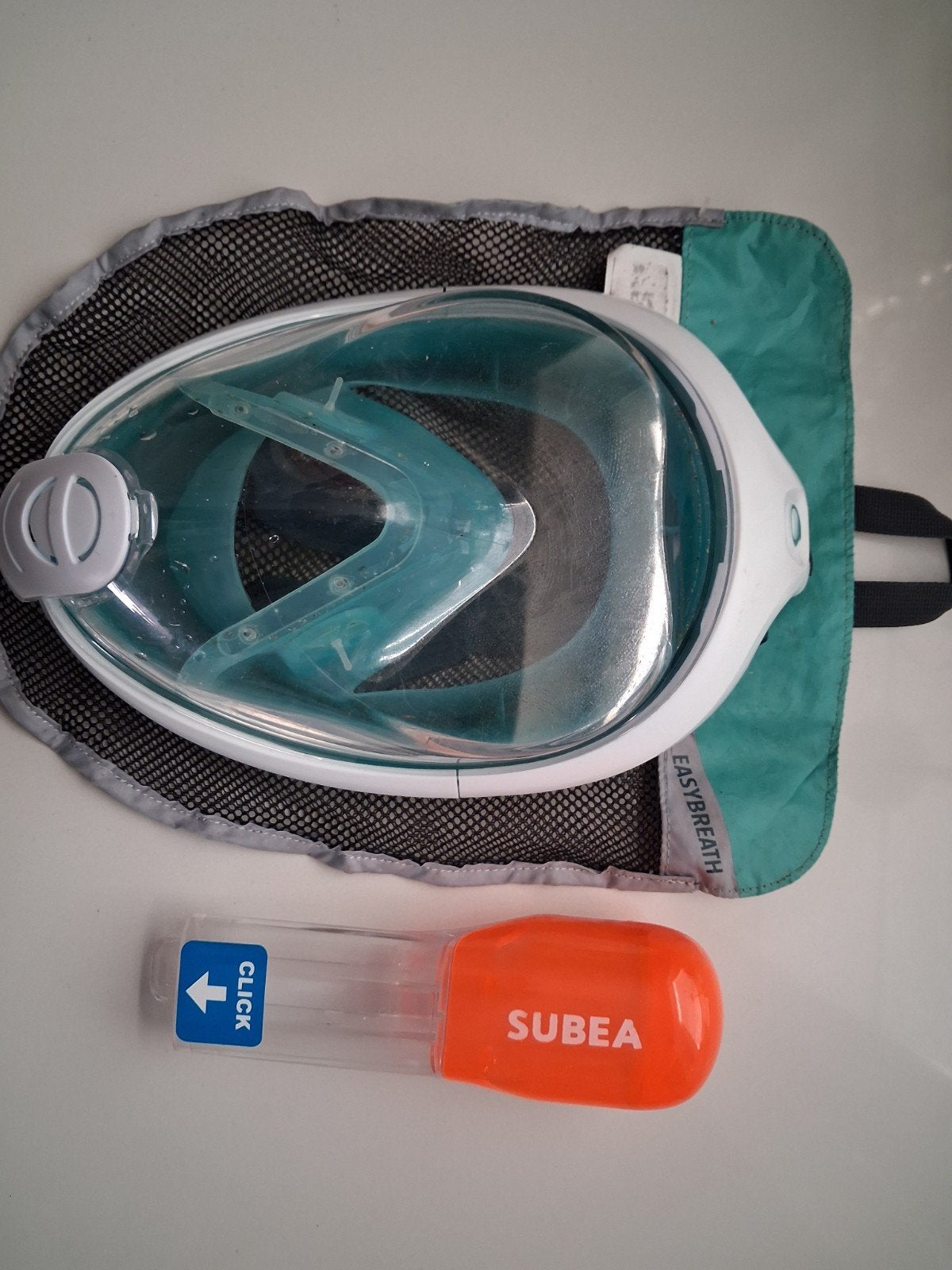 Decathlon Easybreath Zwemmasker voor Kinderen, Watersport en Boten, Snorkelen, Ophalen of Verzenden