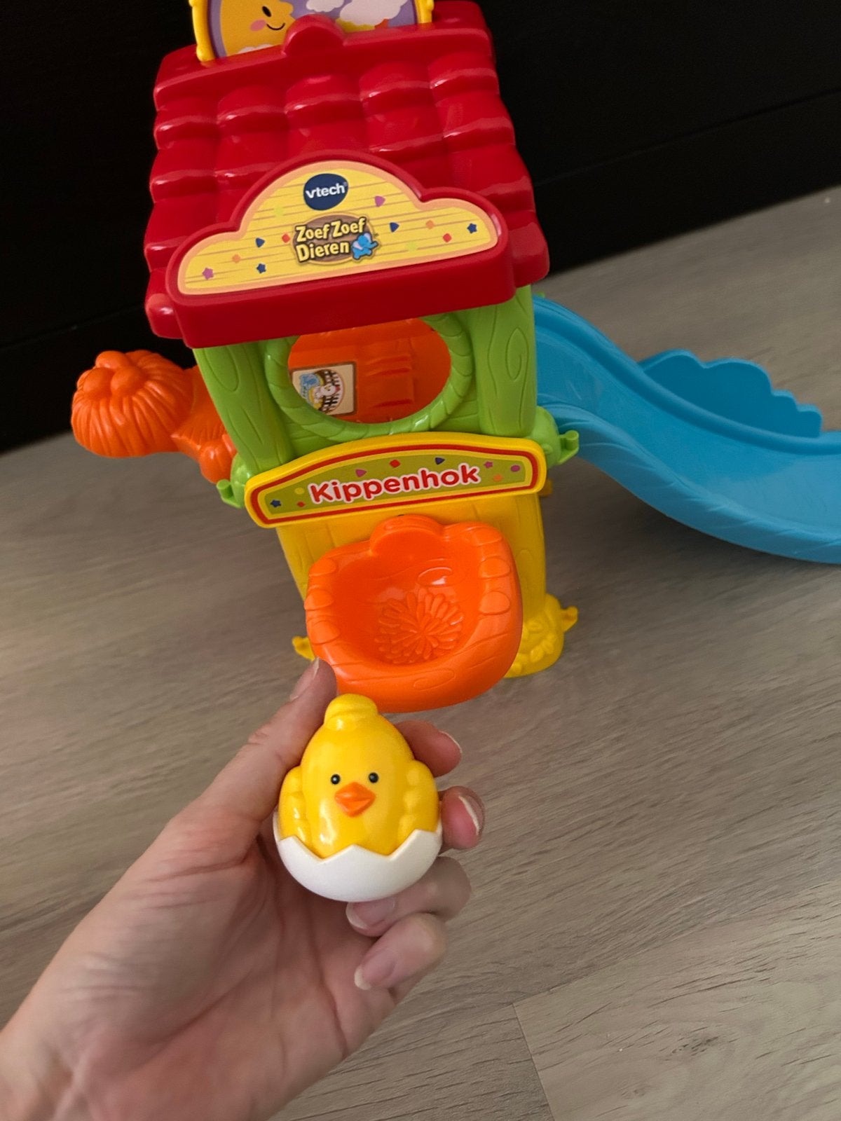 Vtech Zoef Zoef Dieren Kippenhok met kuiken, Kinderen en Baby's, Speelgoed | Vtech, Ophalen of Verzenden, Gebruikt, 2 tot 4 jaar