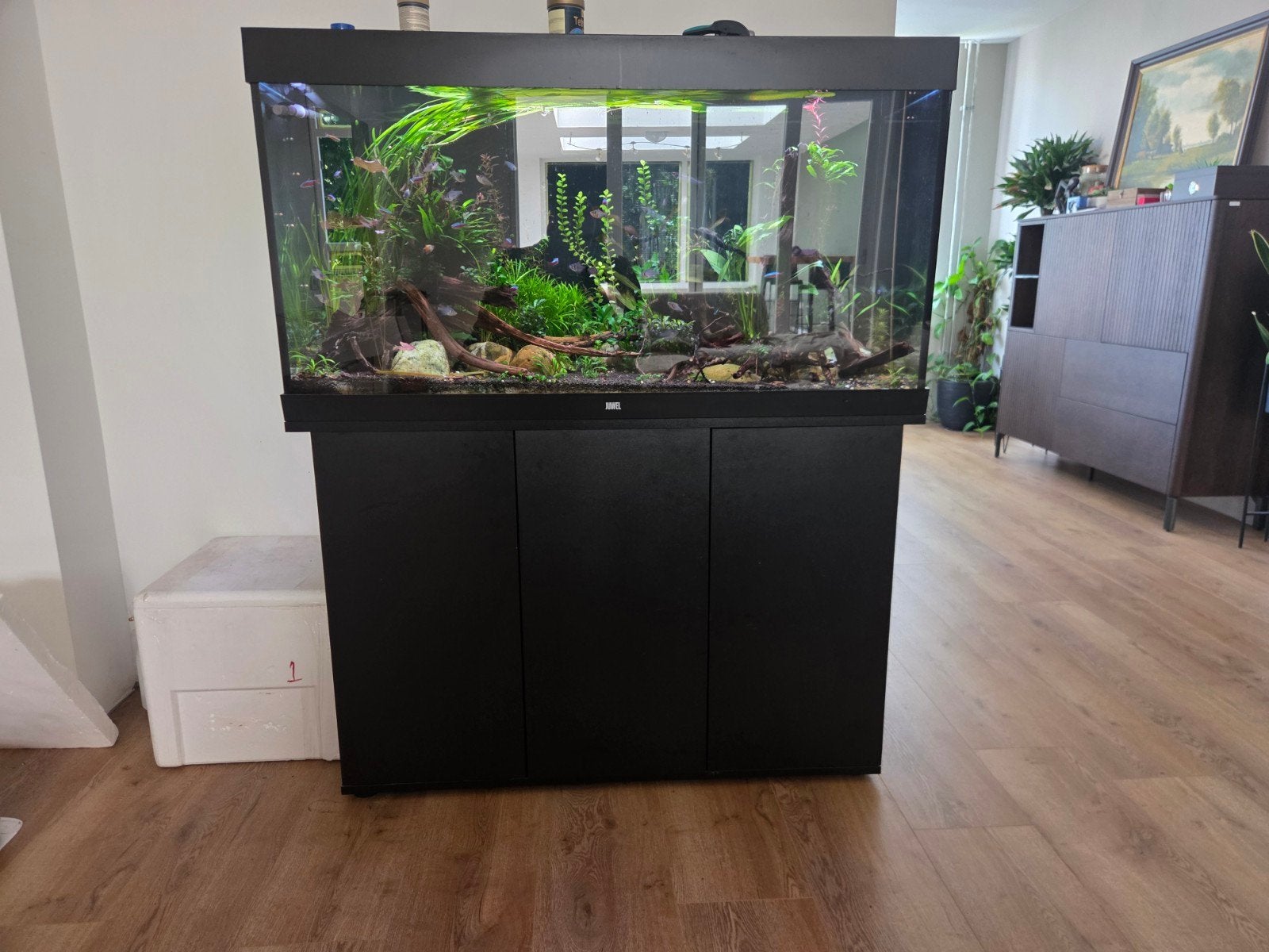 Juwel Rio 350, Helialux, Biomaster 650, Dieren en Toebehoren, Ophalen, Zo goed als nieuw, Leeg aquarium, Juwel