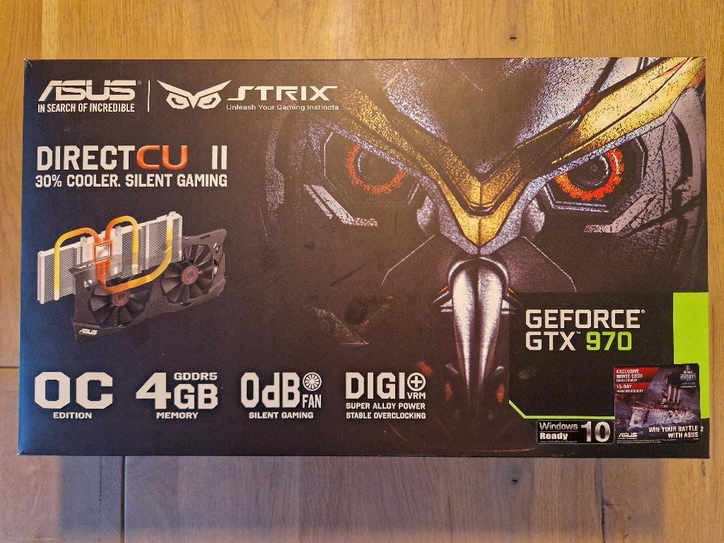 Asus Strix GeForce GTX 970, Computers en Software, Videokaarten, PCI-Express 3, Verzenden, HDMI, Nvidia
