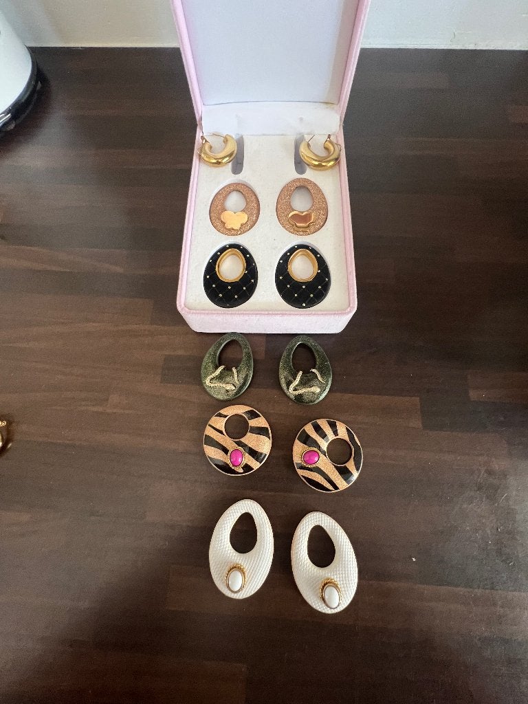 Juli dans oorbellen, Overige materialen, Hangers, Ophalen of Verzenden, Zo goed als nieuw