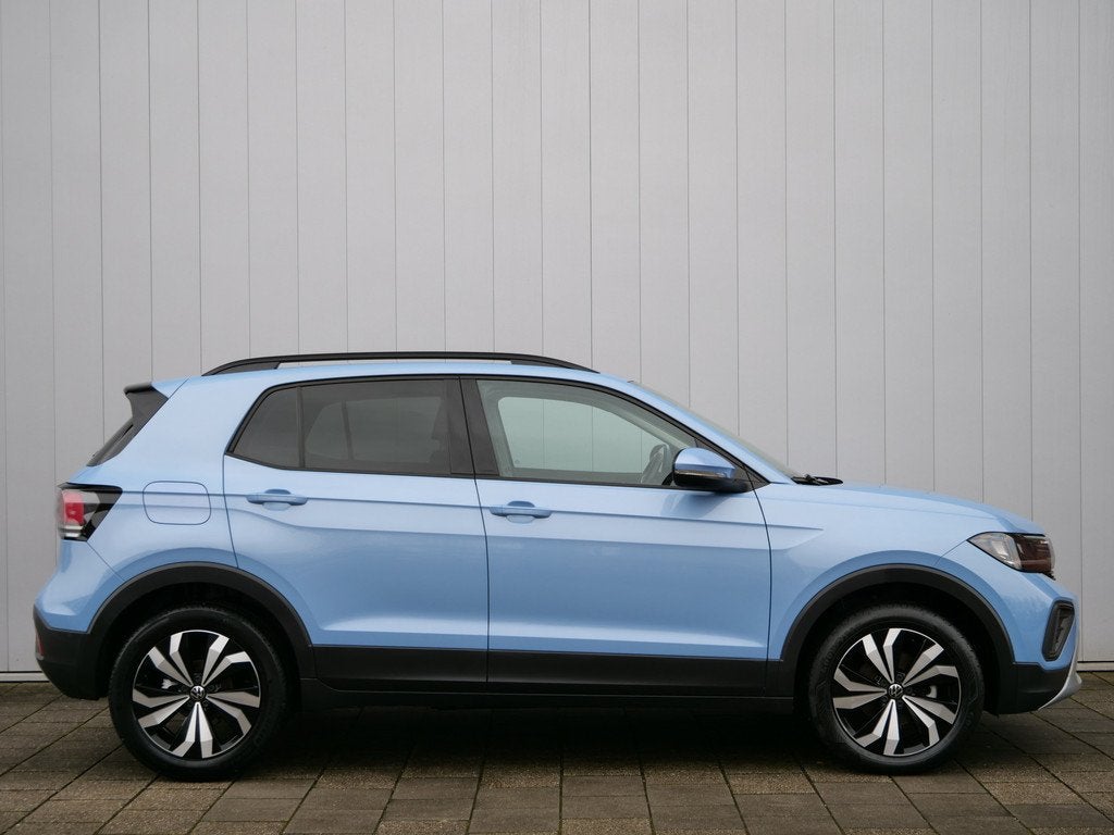Volkswagen T-Cross 1.0 TSI Life Edition 116 Pk Automaat Appl, Auto's, Volkswagen, Blauw, 116 pk, Bedrijf, 650 kg