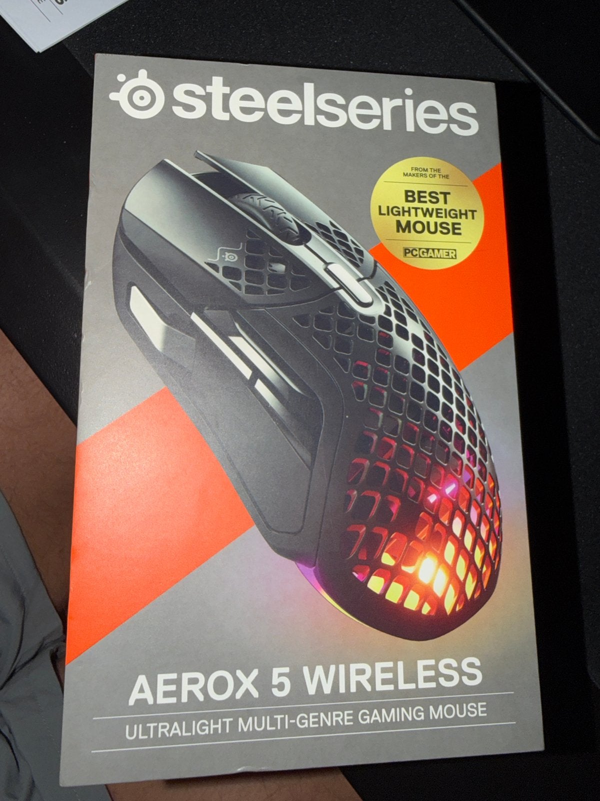 SteelSeries Aerox 5 Wireless Gaming Muis, Ophalen, Rechtshandig, Muis, Gaming muis