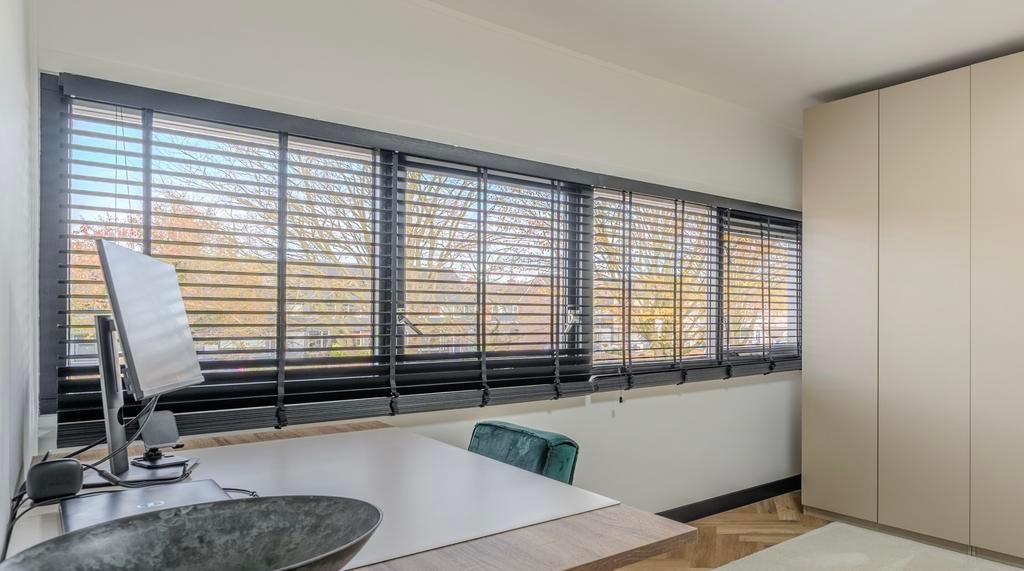 2x Bamboe Jaloezie Zwart 180x175 cm zgan + 8 jaar garantie, Huis en Inrichting, Stoffering | Gordijnen en Lamellen, Ophalen, Zwart