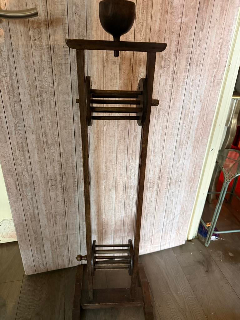 Houten wol opspanner wolwinder oud, Ophalen, Gebruikt, Onderdelen en Toebehoren